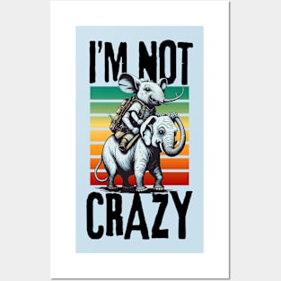 iM Not Crazy Posters and Art